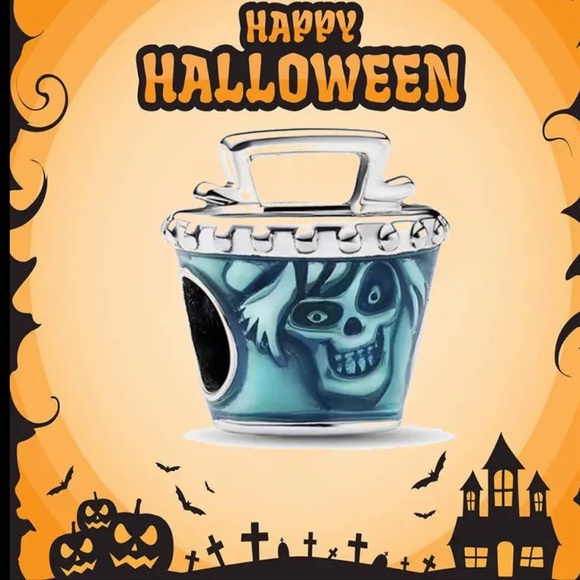 NWOT Disney Parks 2023 The Haunted Mansion Hatbox Ghost Sterling Silver 925 - Picture 1 of 9